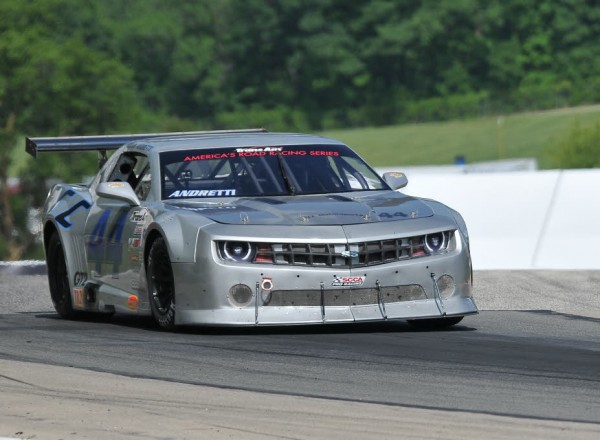 Rookie Adam Andretti in his Engineered Components Chevrolet Camaro.   [John Wiedemann Photo]