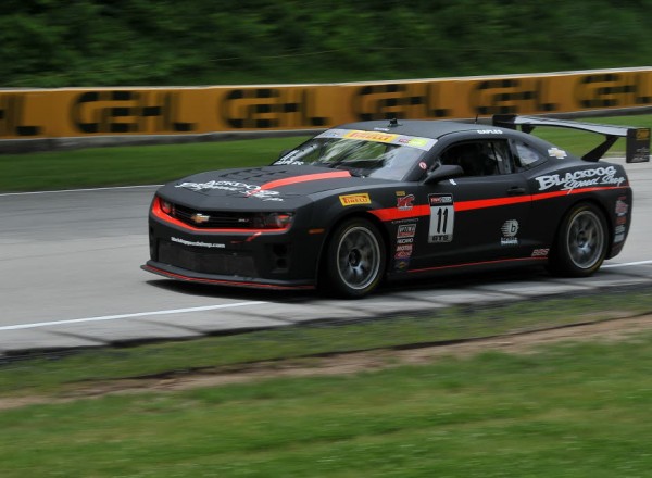 Black Dog Speed Shop driver Tony Gaples in his Chevrolet Camaro.  [John Wiedemann Photo]