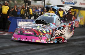 Courtney Force in her Traxxas Chevrolet Camaro. [photo courtesy NHRA]