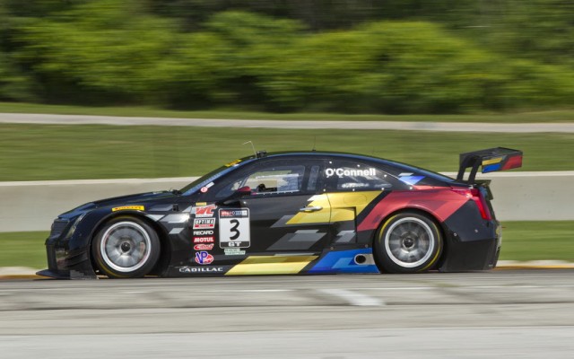 Cadillac ATS-V.R #3 driven by Johnny O’Connell and Andy Pilgrim (John Machaqueiro/Cadillac Photo).