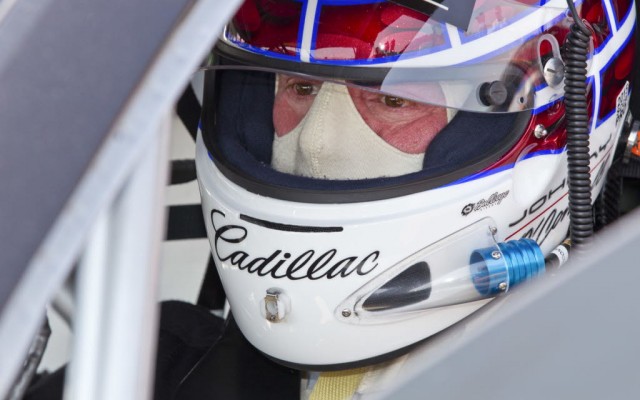 Johnny O’Connell ready to race.  (John Machaqueiro/Cadillac Photo)