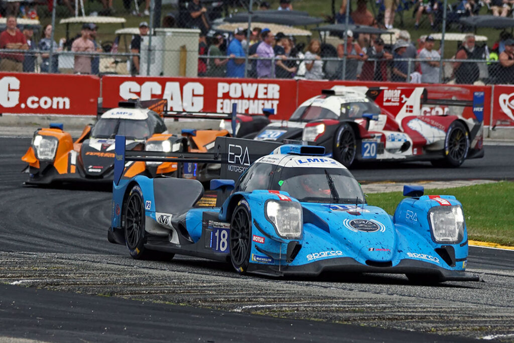 Era Motorsports leads through turn 5 at Raod America. [Pete Gorski Photo]