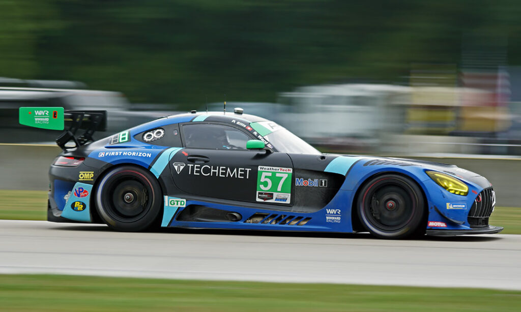 GTD winner: Russell Ward and Philip Ellis of Winward Racing. [Pete Gorski Photo]