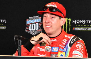 Kyle Busch, polesitter for the Brantley Gilbert Big Machine Brickyard 400. [John Wiedemann Photo]