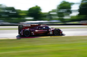 Winning Mazda at speed. [Photo by Jack Webster]