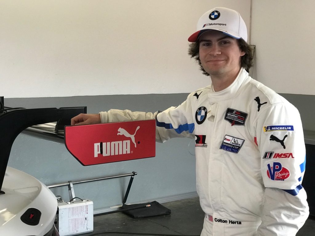 Colton Herta is back to defend his GTLM win last year. [Eddie LePine Photo]