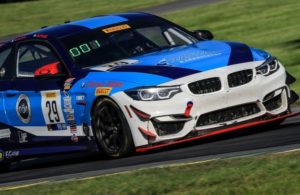 The No. 29 Fast Track Racing CLASSIC BMW BMW M4 team is just five points from the lead in SprintX East points. [photo courtesy TB Communications]