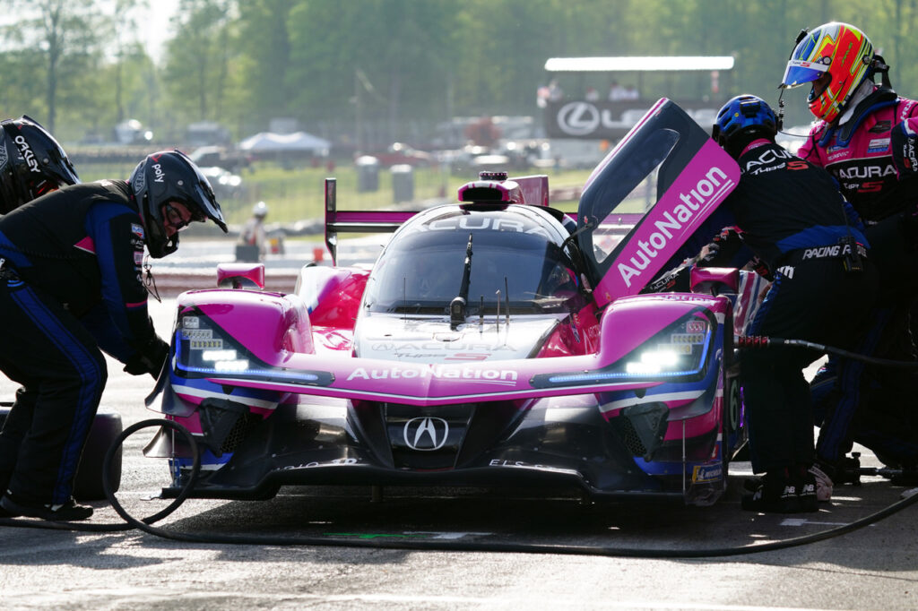 Acura pit stop at Mid-Ohio. [Jack Webster Photo]