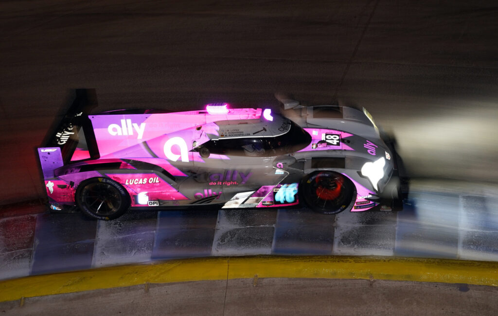 Jimmy Johnson Cadillac at Sebring. [Jack Webster Photo]