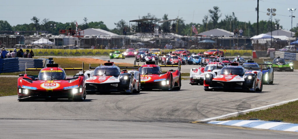 Start of the WEC 1000 Mile race. [Jack Webster Photo]