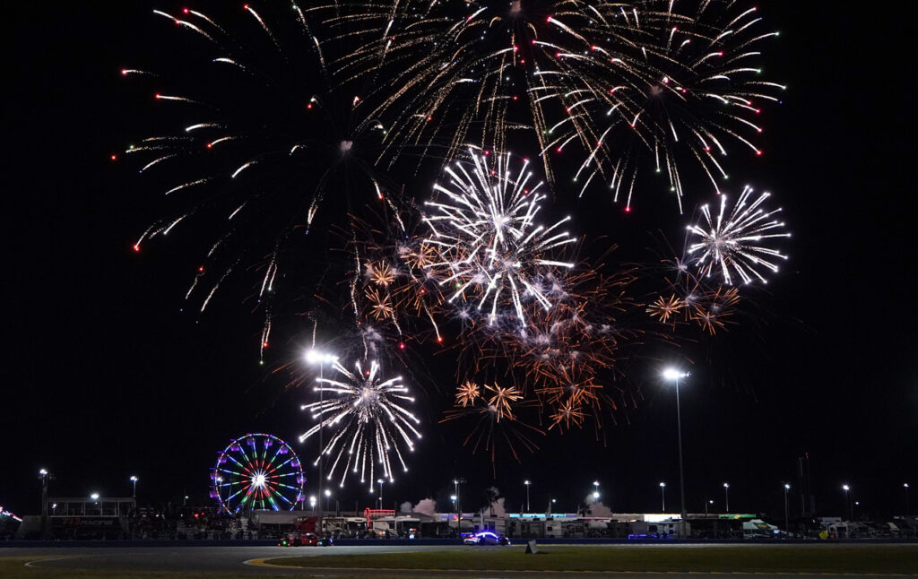 Fireworks on Saturday night. [Jack Webster photo]