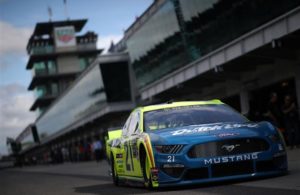 Paul Menard during practice for the Monster Energy NASCAR Cup Series Big Machine Vodka 400 at Indianapolis Motor Speedway. [Matt Sullivan/Getty Images]