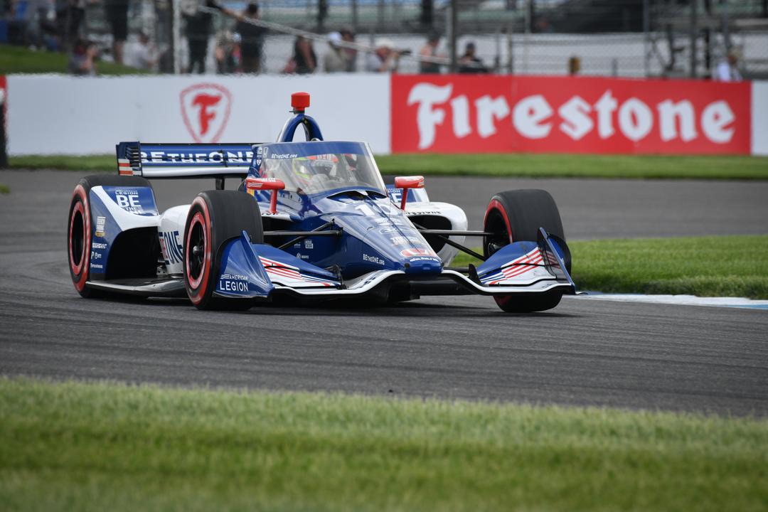 Alex Palou on his way to winning the 2023 Grand Prix of Indianapolis. [Media Credit - Penske Entertainment: Dana Garrett]