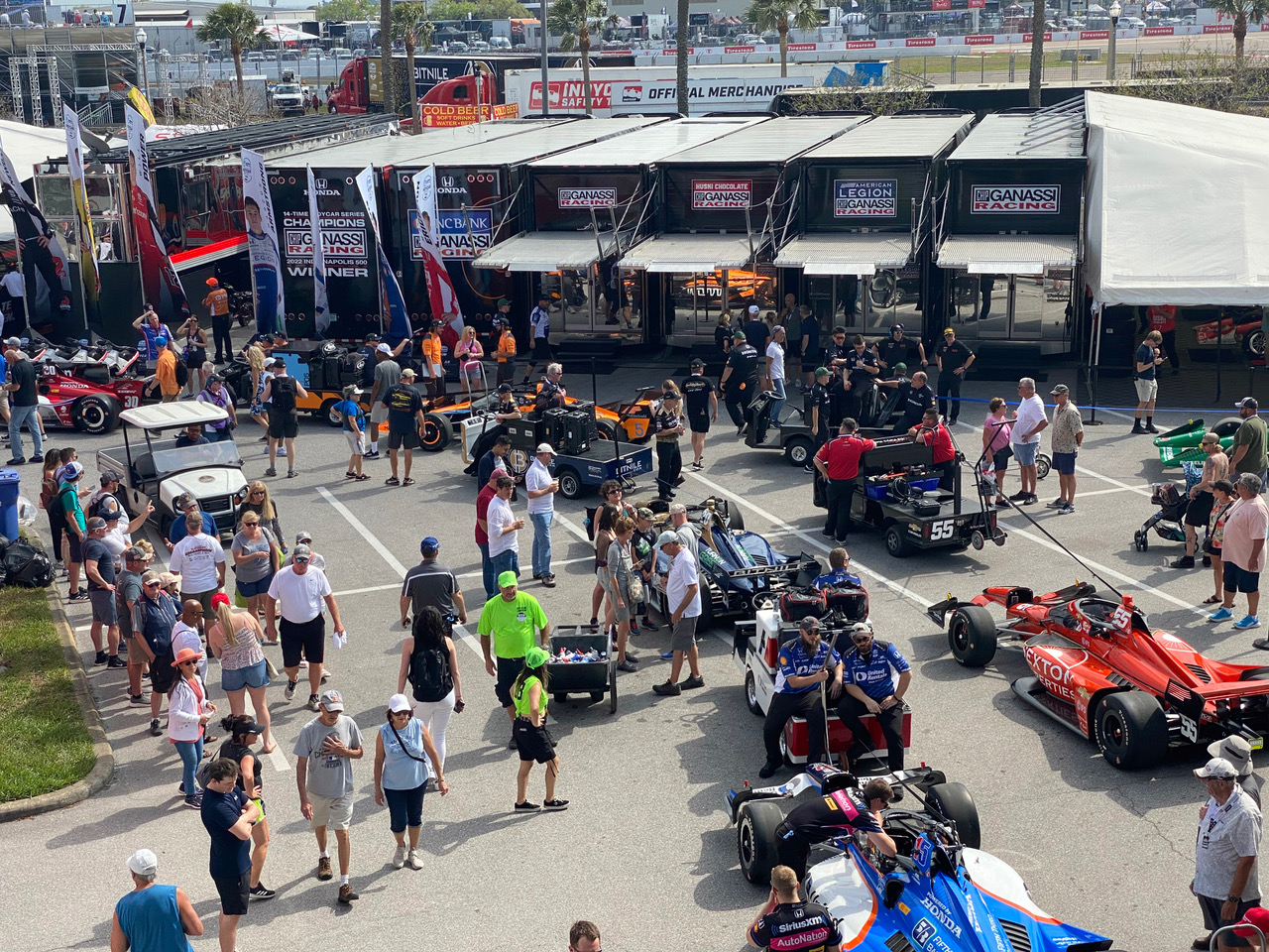 Big crowds at St Pete. [Photo by Eddie LePine]