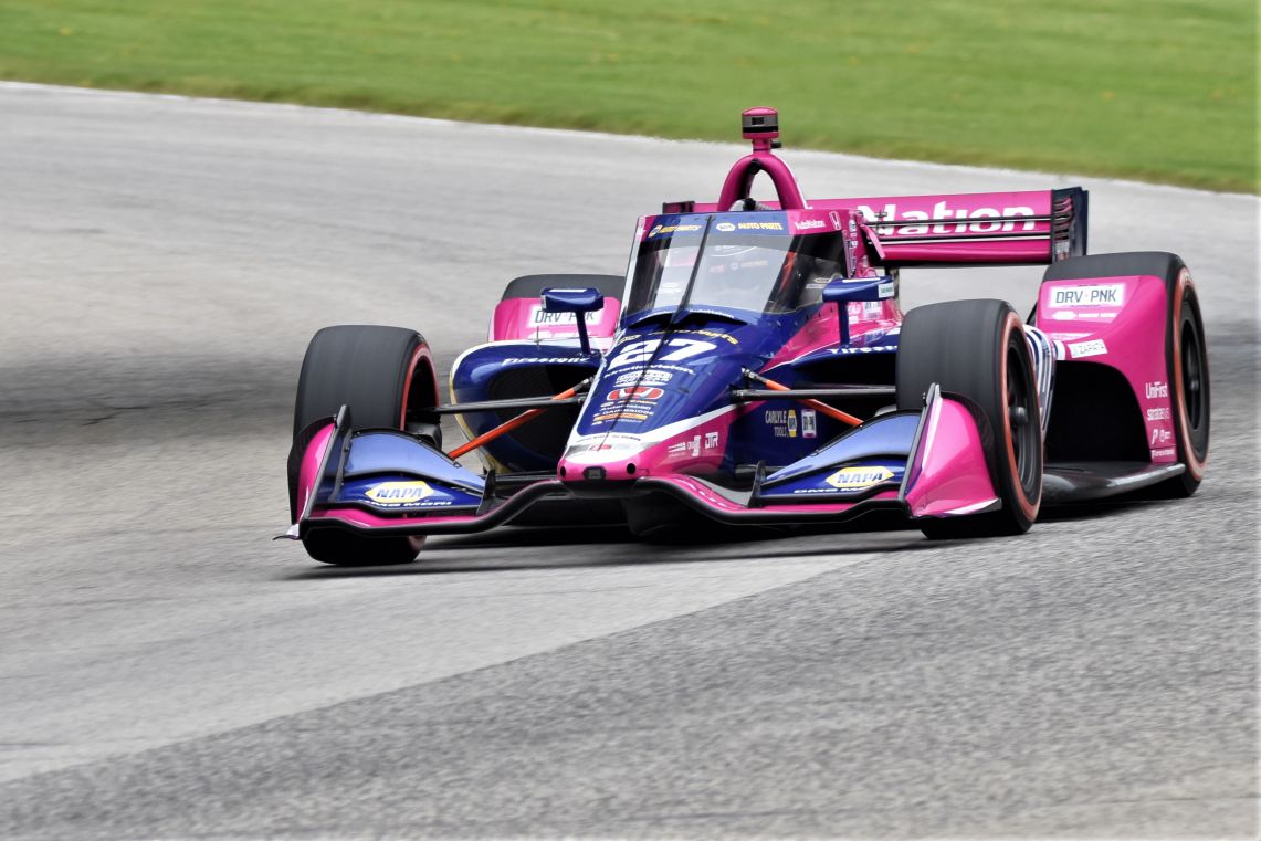 Alex Rossi during qualifying for the Sonsio Grand Prix at Road America. [John Wiedemann photo]