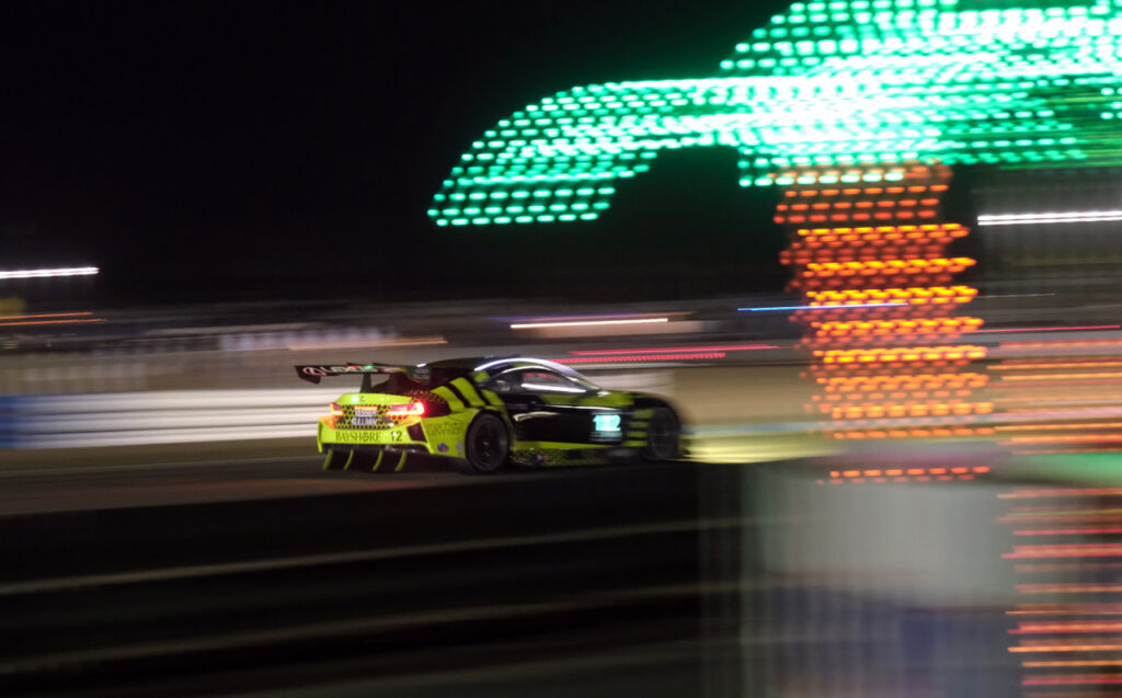 Night racing at Sebring. [Jack Webster Photo]