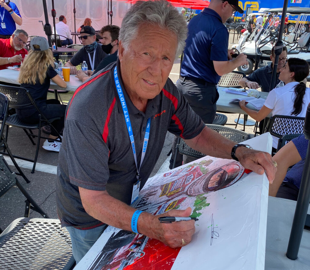 Mario Andretti. [Photo by Eddie LePine]