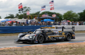 Race winning Mustang Sampling/JDC Cadillac. [Jack Webster Photo]