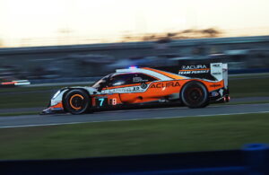 Pole winning Penske Acura. [Photo by Jack Webster]