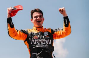 Pato O'Ward won the Honda Indy Grand Prix of Alabama. [Joe Skibinski photo]