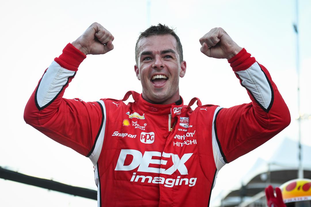 Scott McLaughlin wins the pole for the Big Machine Music City Grand Prix. [Media Credit-Penske Entertainment: James Black]