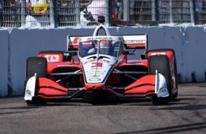 Scott McLaughlin races in the Firestone Grand Prix of St. Petersburg. [credit Penske Entertainment: James Black]