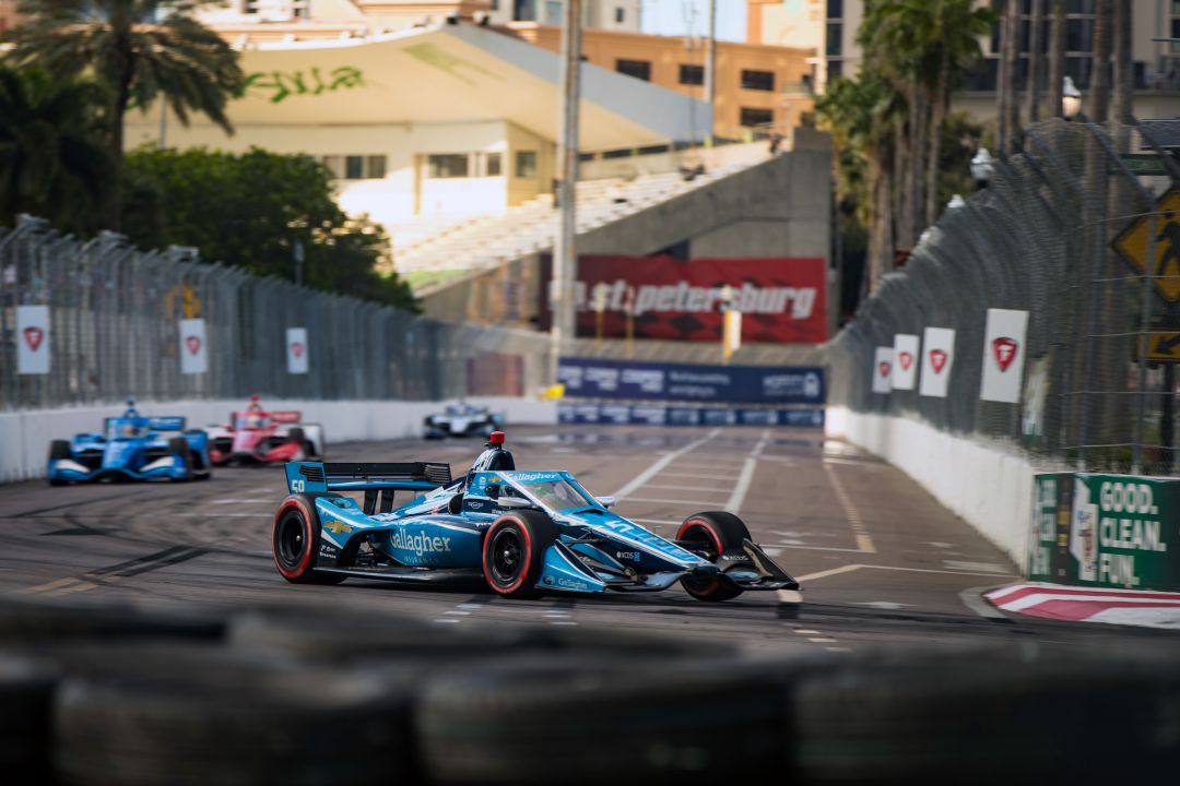 Max Chilton in the Firestone Grand Prix of St Petersburg. © [Al Arena / Spacesuit Media]