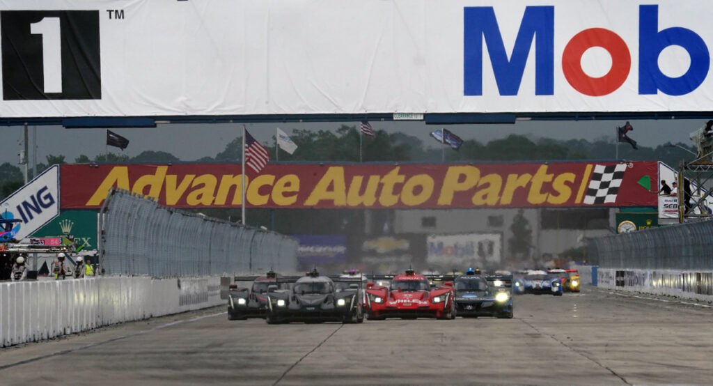 Green Flag at the 12 Hours of Sebring. [Jack Webster photo]