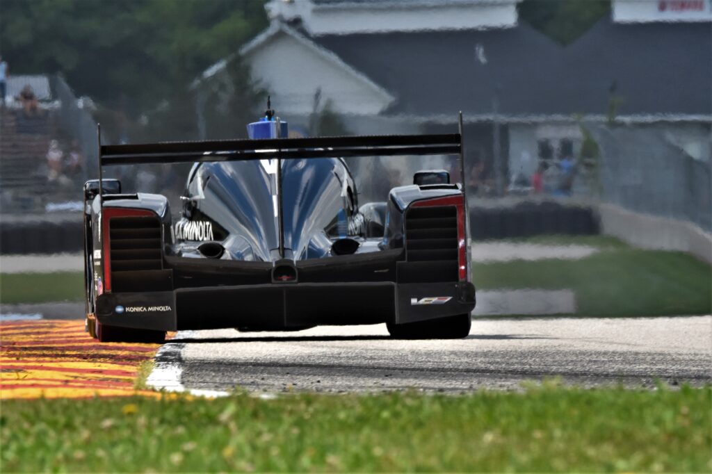 Wayne Taylor Racing Cadillac heads out of Turn 7. [John Wiedemann Photo]