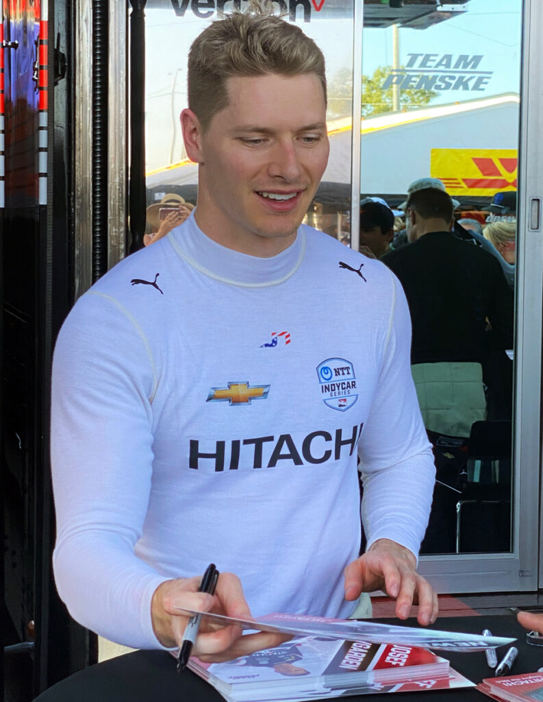 Josef Newgarden, Indy race winner. [Eddie LePine photo]